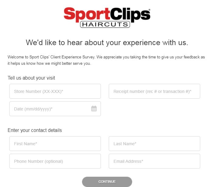 Sportclips.com/survey 